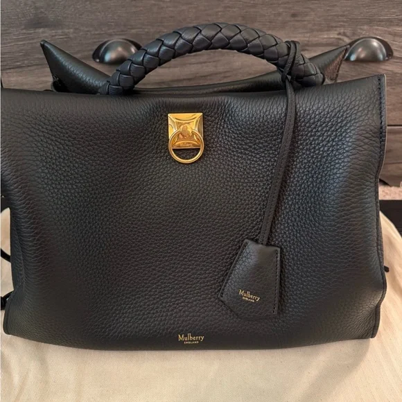 Mulberry - Large Iris - Black with gold hardware - Picture 2 of 16